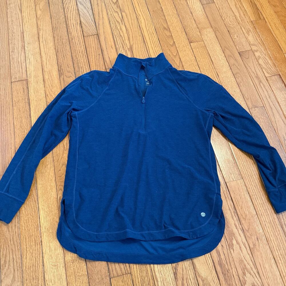 Apana Athletic Quarter Zip Mens Long Sleeve